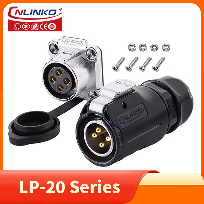 Renewable Energy Industry - Cnlinko LP20 4Pin M20 Konektor Kabel